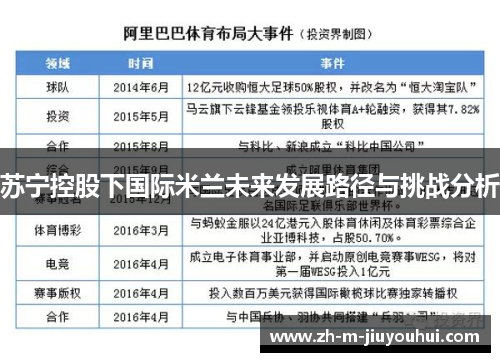 苏宁控股下国际米兰未来发展路径与挑战分析